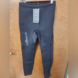 Dive And Sail Wetsuit Bottoms Black 3mm Size XL
